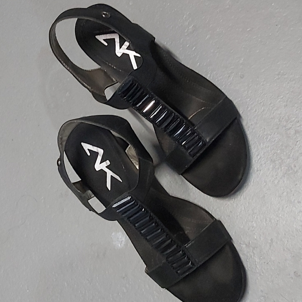 Wedge sandals by Anne Klein